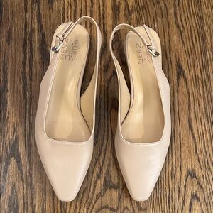 Naturalizer Women's Cream Slingback Shoes 9